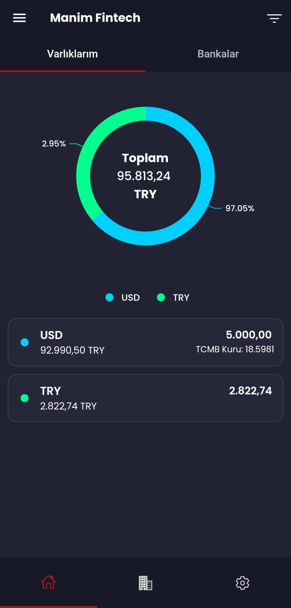 Manim Pro mobil uygulaması ekranı